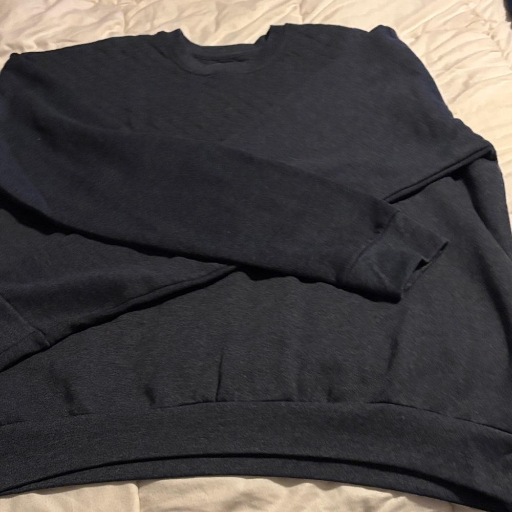 Blue 84 Men's Dark Gray Crewneck Sweater